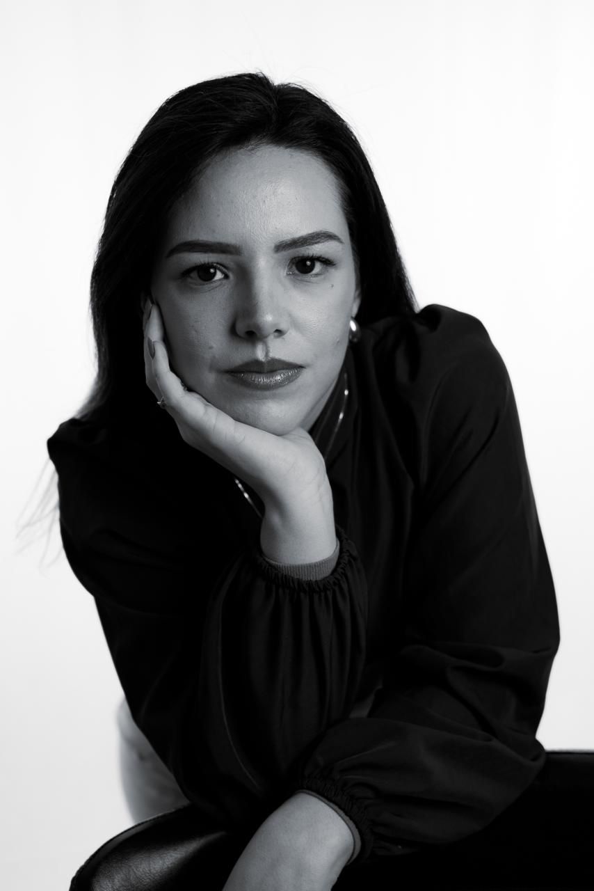 Retrato em preto e branco